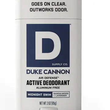 Duke Cannon Aluminum Free Deodorant, Midnight Swim