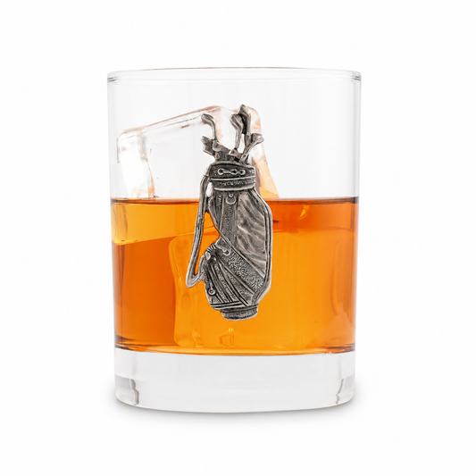 Golf Bag Double Old Fashioned Glass