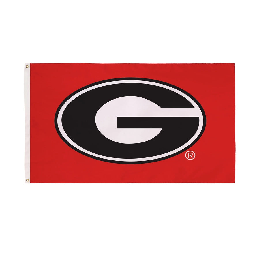 University of GA Single Sided Flag