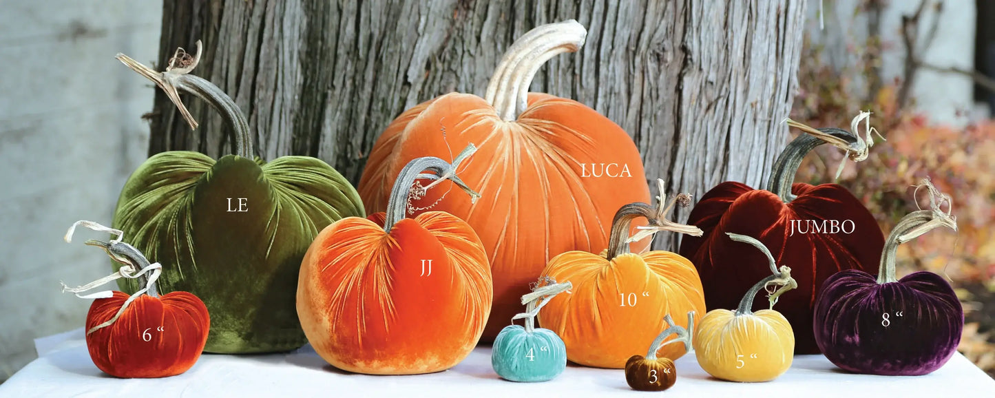 Moss Silk Velvet Pumpkin