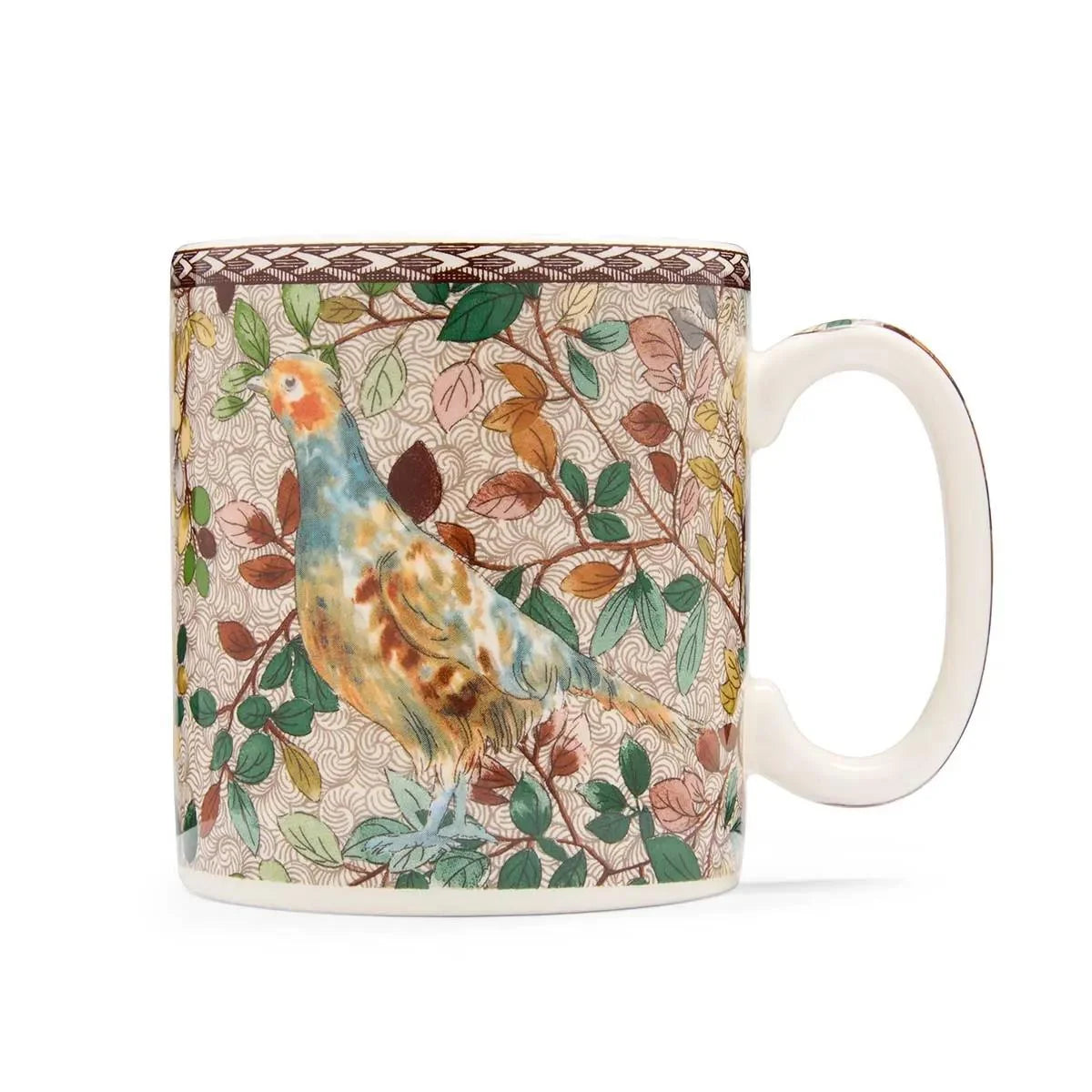 Spode Accent Mug 9oz, Grey Partridge