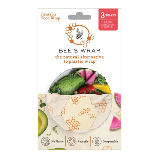 Bee's Wrap Assorted (S,M,L) - Honeycomb