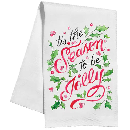 Rosanne Beck Tis The Season Tea Towel