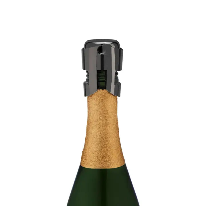 VISKI - Warren Gunmetal Black Champagne Stopper