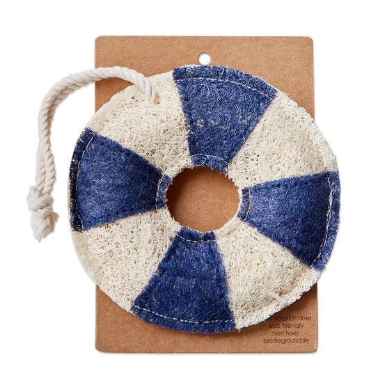 Inner Tube Loofah Scrubber - Blue