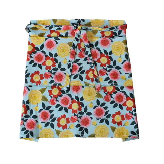 WW Rose Floral Half Apron