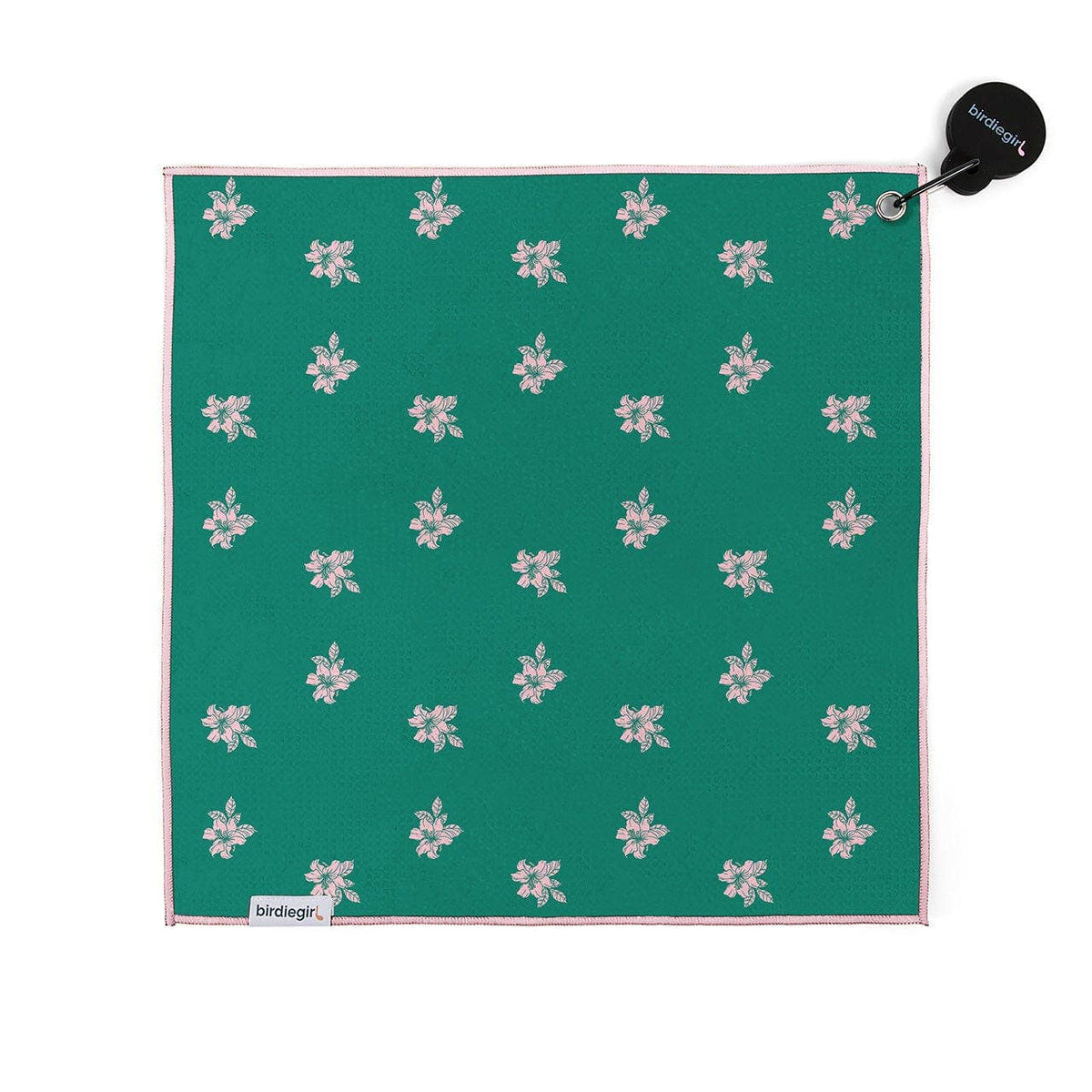 Set of 2: Azalea Magnetic Golf Towel and Golf Accessory Bag