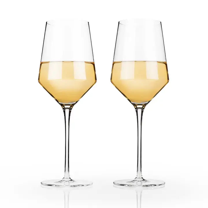 VISKI - Crystal Chardonnay Glasses Set of 2