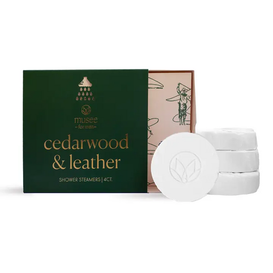 Musee Cedarwood & Leather Shower Steamers