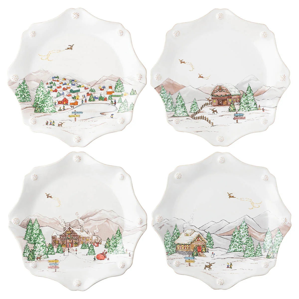 Juliska Berry&Thread North Pole Des/Salad Set/4