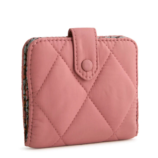 Vera Bradley Small Tab Wallet, Withered Rose