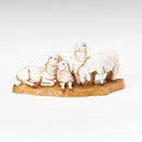 Fontanini 5" 5pc Set White Sheep