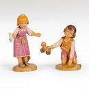 Fontanini 5" Scale 2pc Set, Cai & Ella