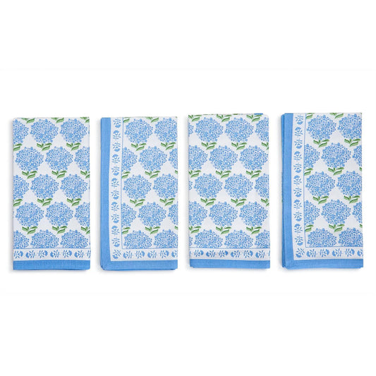 Twos Company Hydrangea S/4 Napkins