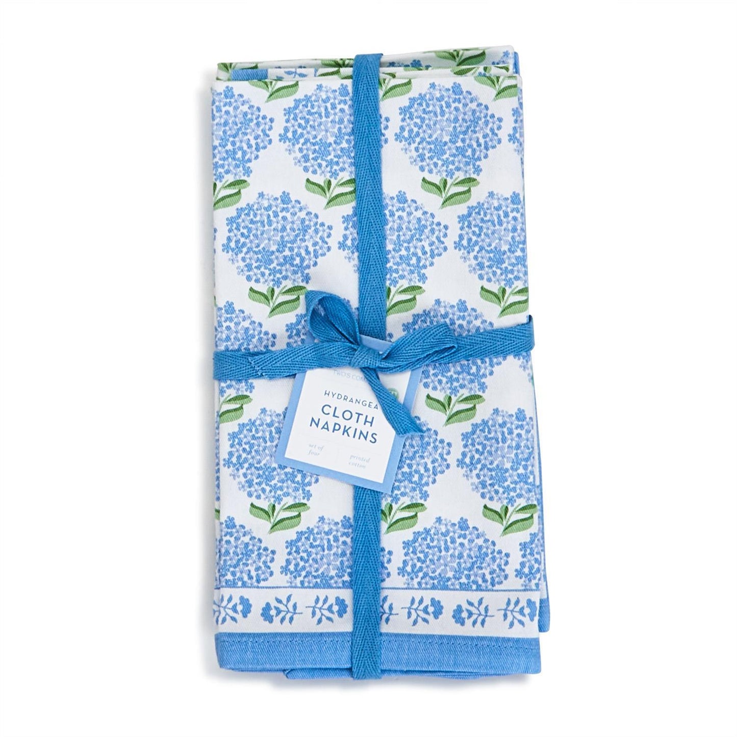 Twos Company Hydrangea S/4 Napkins