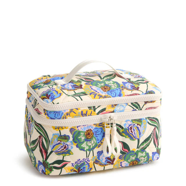 Vera Bradley Brush Up Cosmetic Case, Gardenia Garden