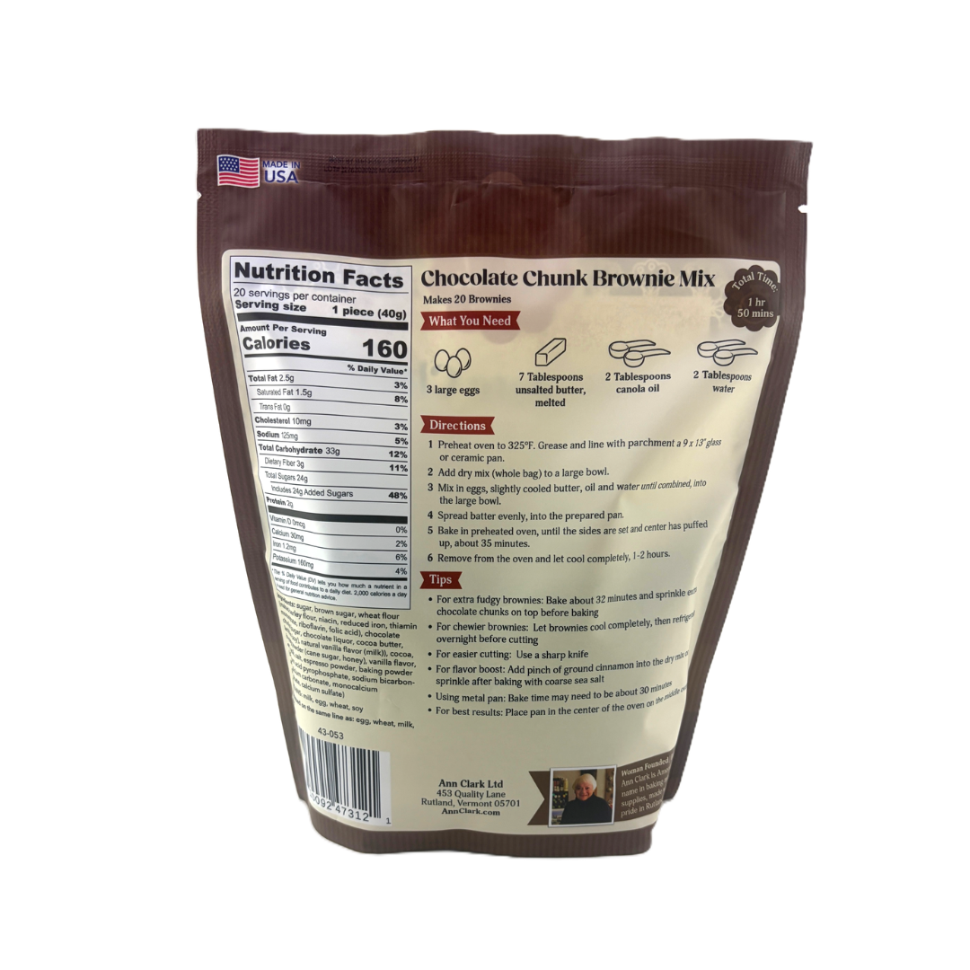 Chocolate Chunk Brownie Mix, 28 oz
