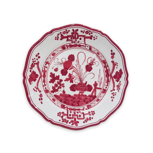Beatriz Ball Vida Faenza 9" Salad Plate S/4, White & Red
