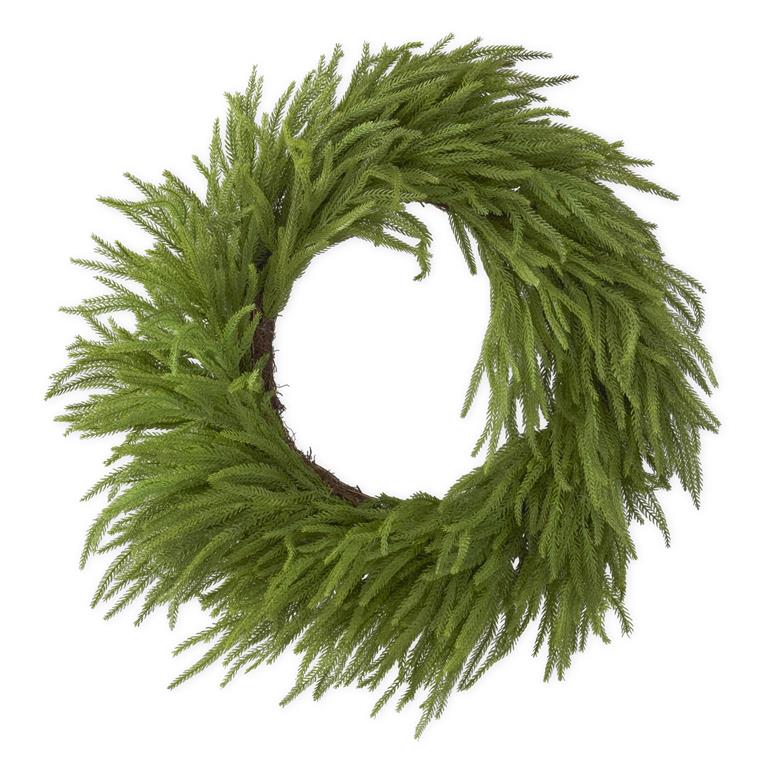 30 Inch Real Touch Norfolk Pine Wreath