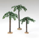 Fontanini 9.5"H 3pc Set Palm Tree
