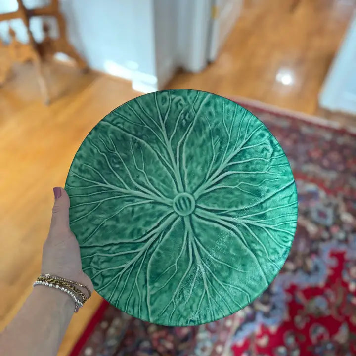 GRANDMILLENNIAL CHINA PLATE CUTTING BOARD-CABBAGE