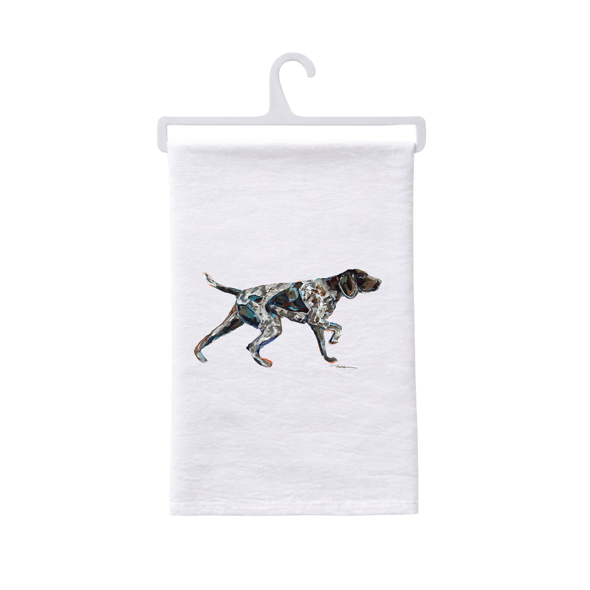 "GSP Pointing" tea towel