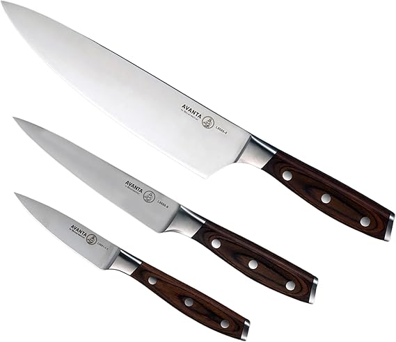 Messermeister Avanta Pakkawood 3 Piece Starter Set