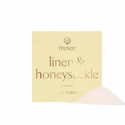 Musee Linen & Honeysuckle Bath Salt Soak