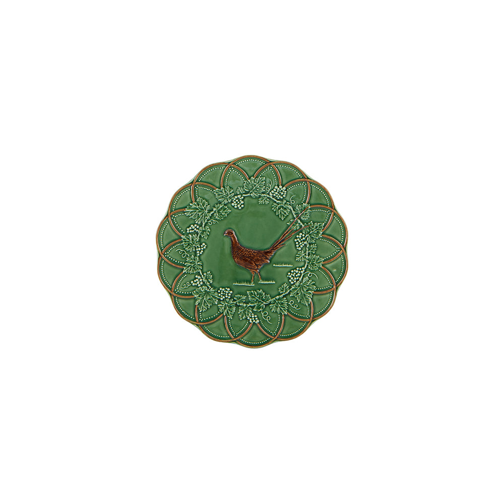 Bordallo Pinheiro Snack Plate, Pheasant