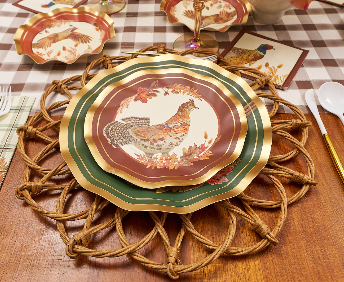 Woodland Harvest Salad Plates/8pk