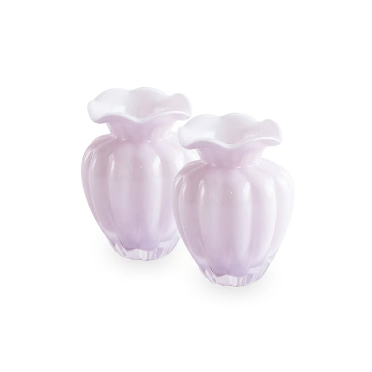 Glass Vento Small Vase Set of 2 (Camellia)
