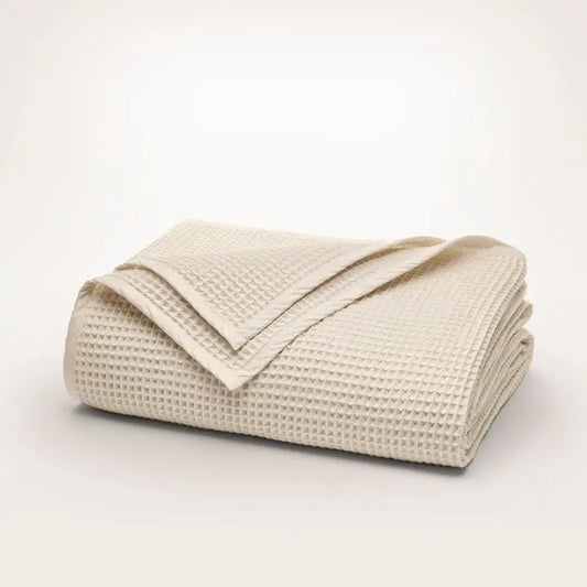 Boll And Branch Waffle Bed Blanket, King/Cal. King - Natural