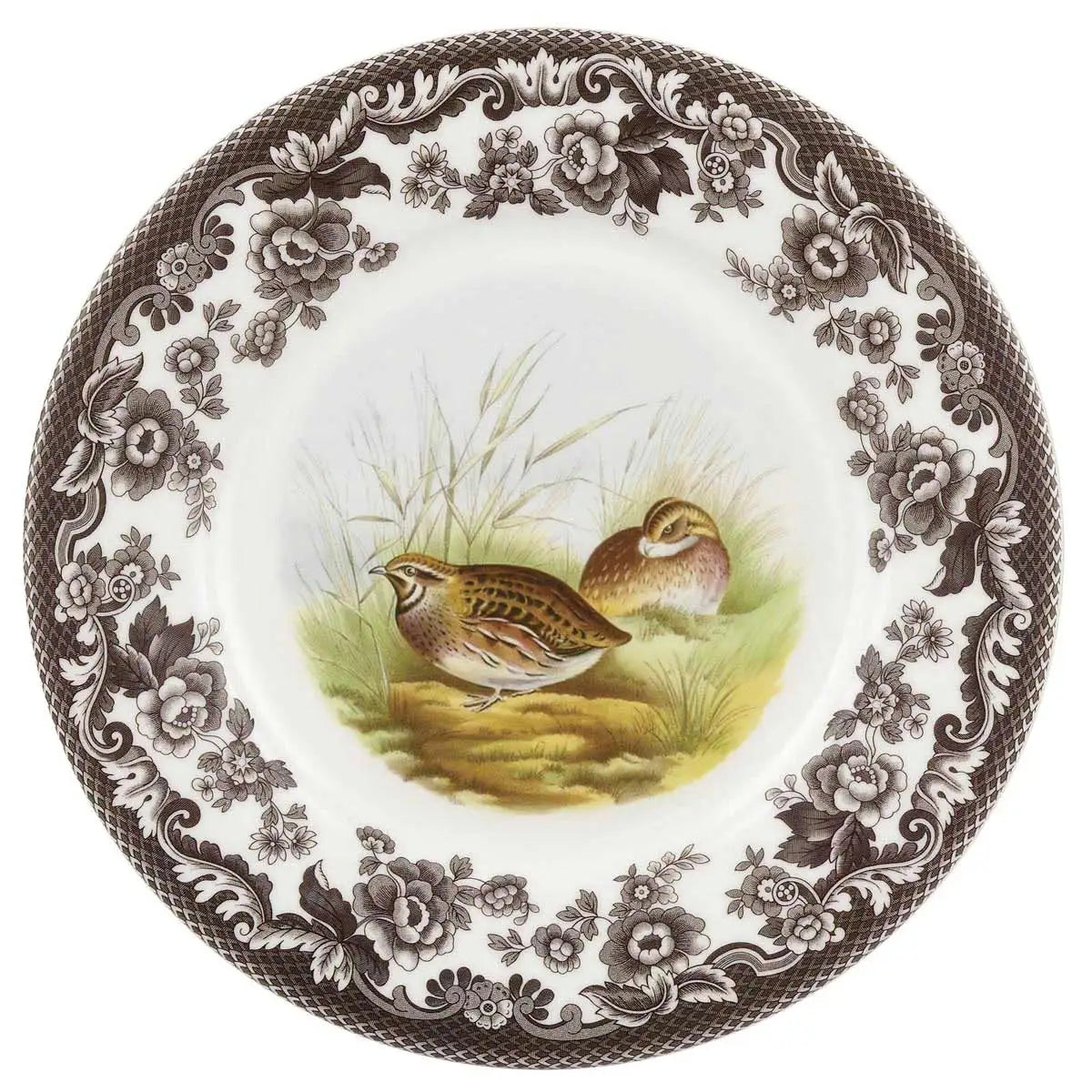 Spode Woodland Luncheon Plate 9 Inch, Quail