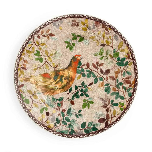 Spode Accent Plate 8" Red Grouse
