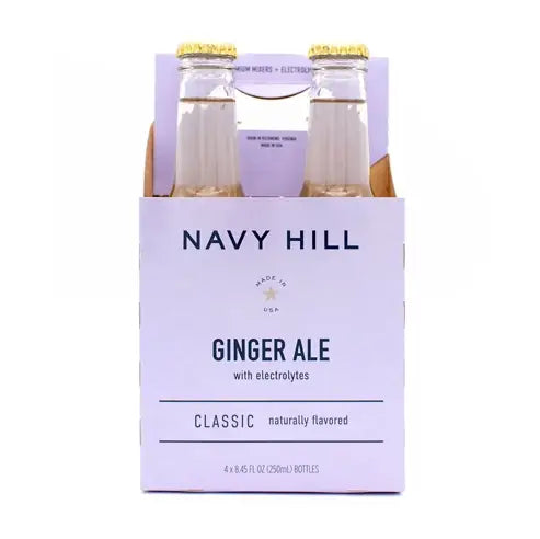 Navy Hill Ginger ale, 4 pk
