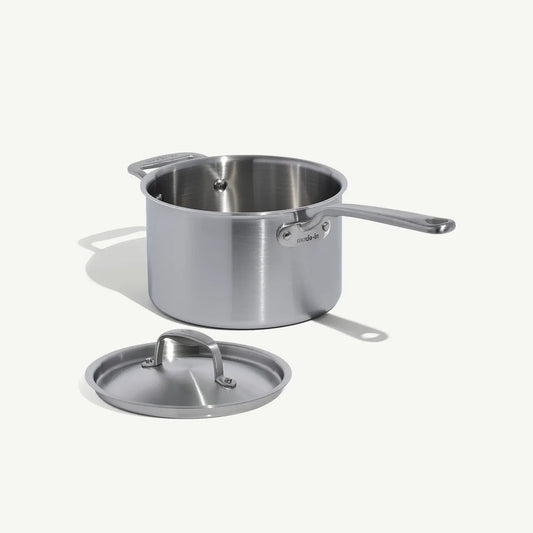 Made In 4qt Stainless Steel Saucepan w/Lid