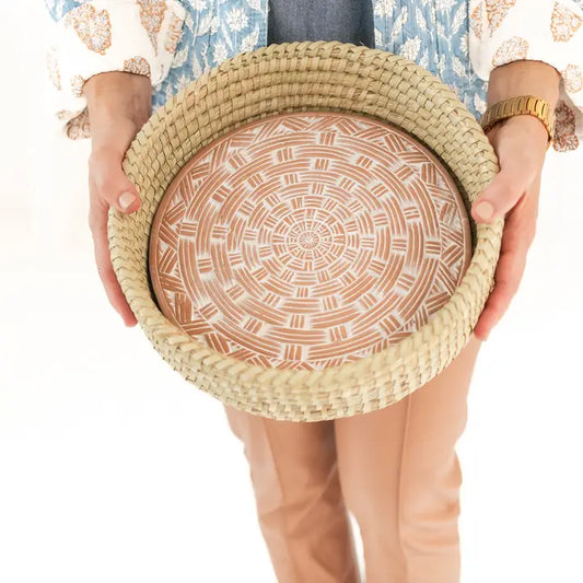 Rahab's Rope Round Basket Weave Warmer