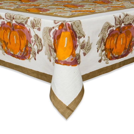Couleur Nature Pumpkin Vine Tablecloth, 71in x 142in
