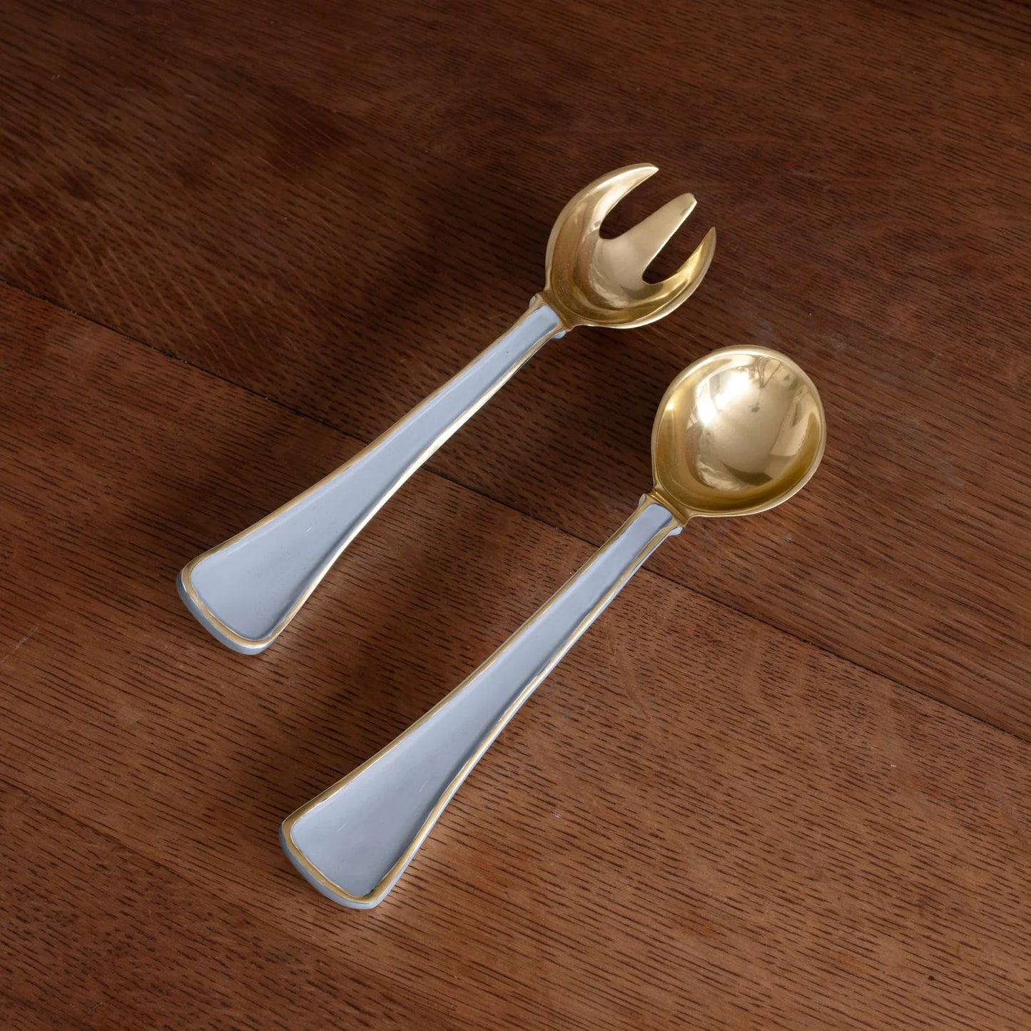 Beatriz Ball SOHO Salad Servers, Periwinkle