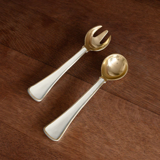 Beatriz Ball Encanto Soho Salad Servers, Cream