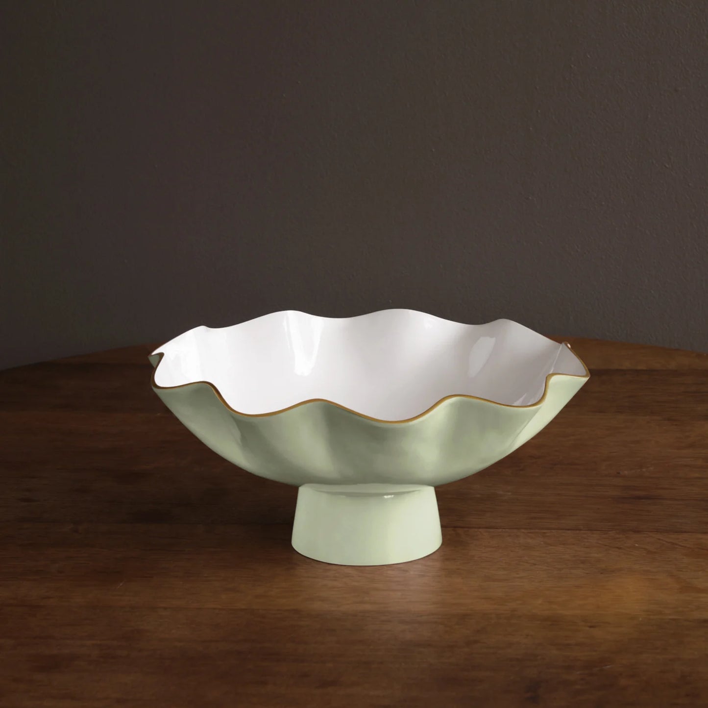 Beatriz Ball Carola Lg Pedestal, Pistachio