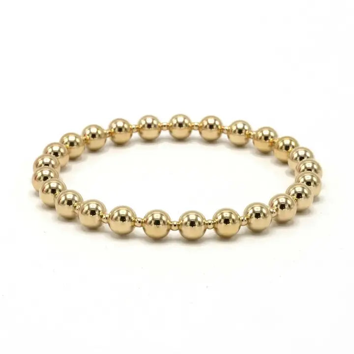 6mm+2mm+6mm Gold Filled Waterproof Dimension Bracelet