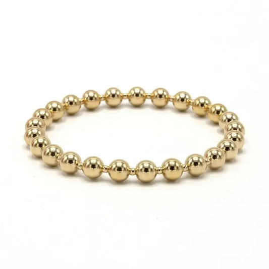 6mm+2mm+6mm Gold Filled Waterproof Dimension Bracelet