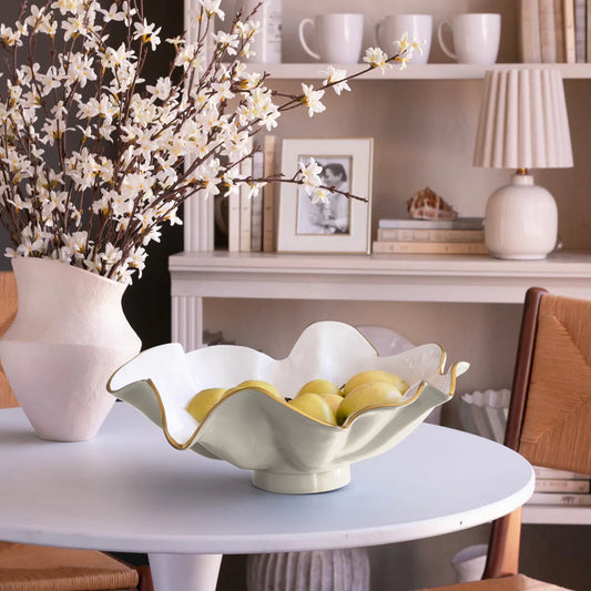 Beatriz Ball Encanto Aries XL Bowl, Cream & White