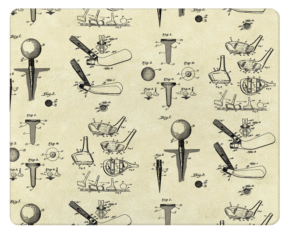 GB8333-Golf Patent Glass Cutting Board