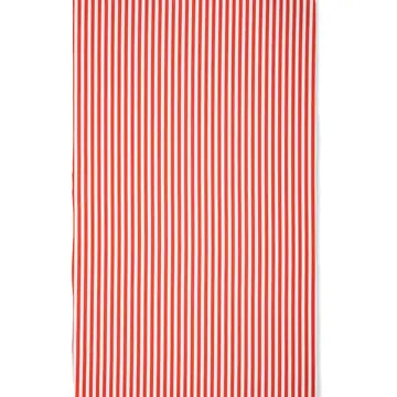 Geometry Summer Stripe Red Tea Towel