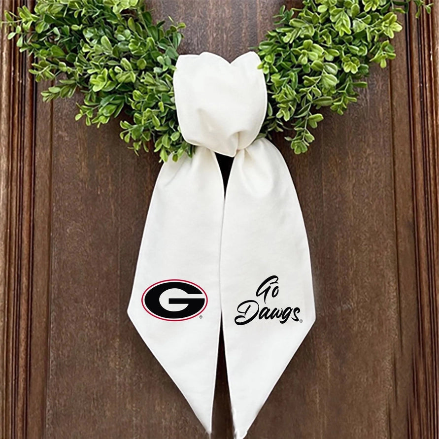 Georgia Logo Embroidered Wreath Sash