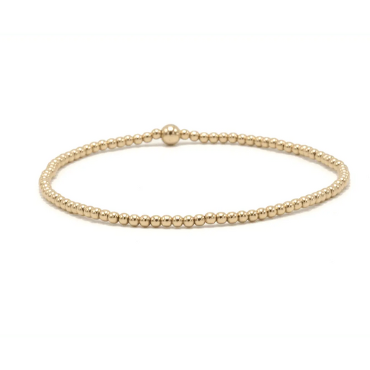 2mm Gold Filled Waterproof Karma Bracelet