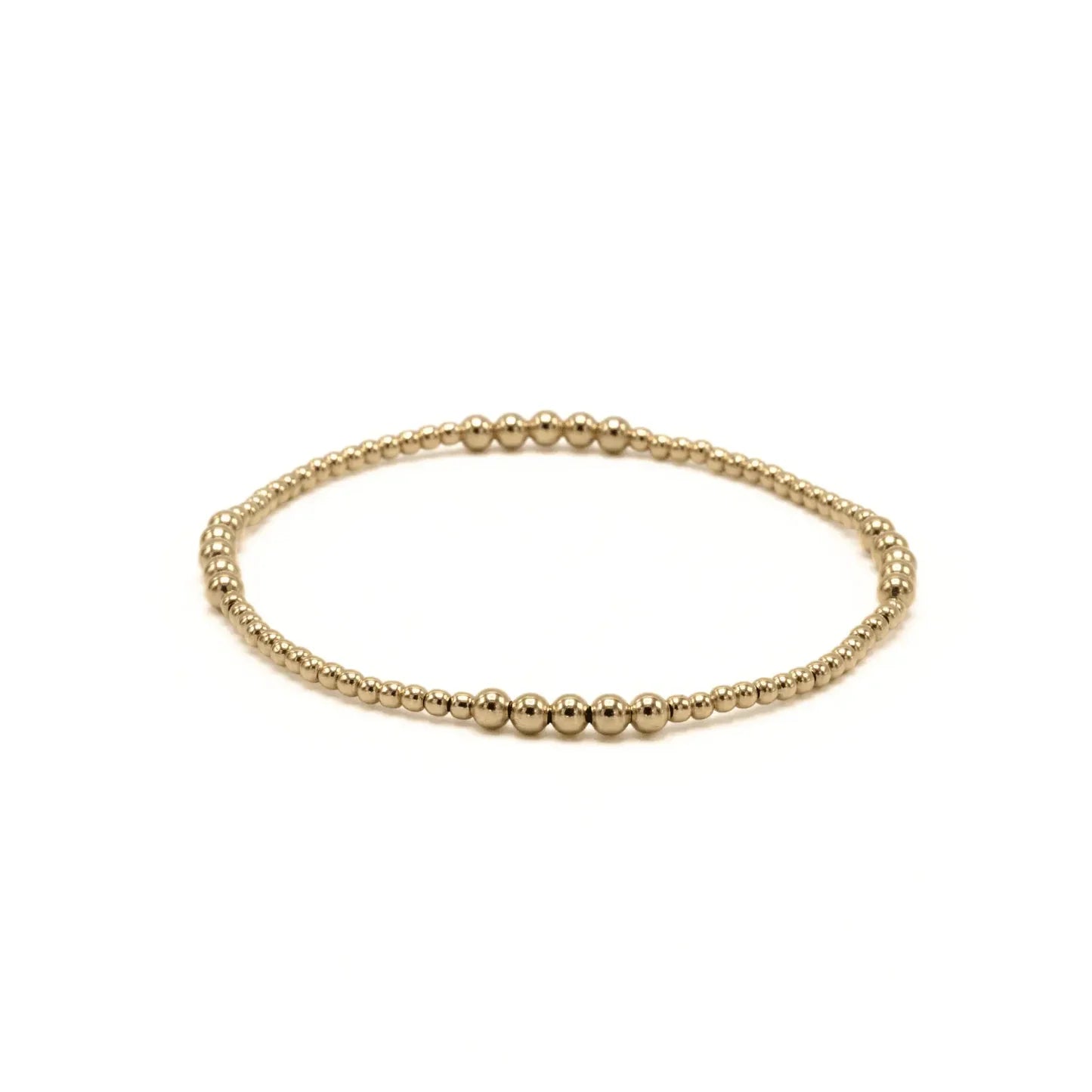 The Hamptons 2x3 14k Gold filled Beaded Bracelet