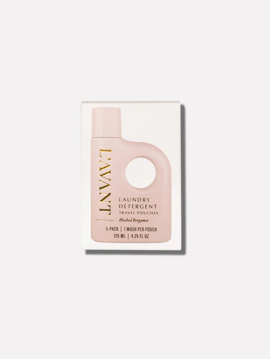 L'AVANT Laundry Detergent Travel Pack Set of 5 - Blushed Bergamot